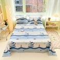 1pc Flat Bed Sheets Pure Cotton Bed Linen Printed Bedsheets sabanas