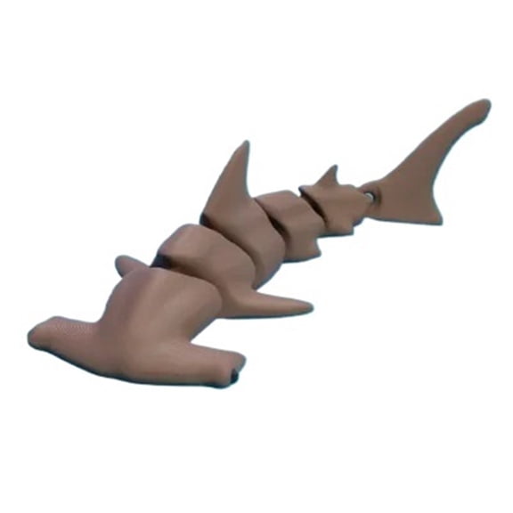 1pc | Flexible hammerhead shark | Interactive Figurine | 3D Printed | Display Decoration | Gift Item