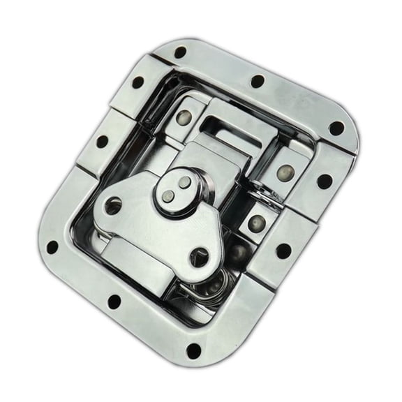 1pc Flight Case Hasp Toggle Latch Spring Loaded Hinges Butterfly Lock Wood Toolbox Cabinet Toggle Locking Padlock Hardware