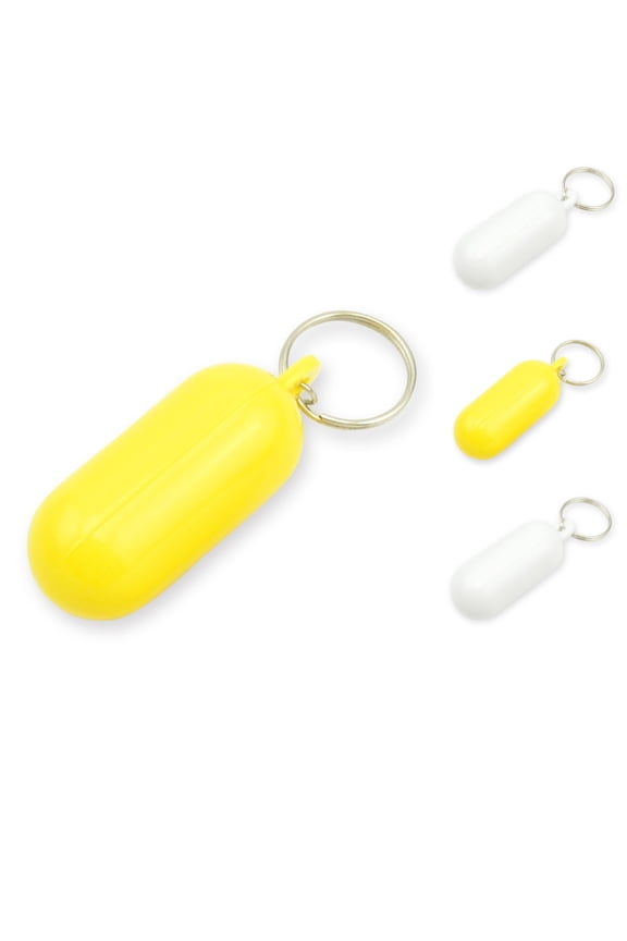 1pc Floating Key Ring 2.5x0.98x0.98 Inch Abs Plastic Oval Floating Keychain For Boating Kayaking Swimming Outdoor Water Activity Accessories