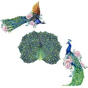 1pc Floral Wall Stickers Animals Wall Decals Vinyl DIY Wall Art Decor Flower Art Stickers