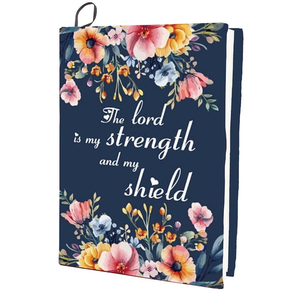 1pc Flower Book Cover 9.4x15.7 Inch Large Stretchable Elastic Book Cloth Protector Notebook Wraps Suitable for Most Hardcover Books Jackets Classroom Student Teacher Reusable Washable Gifts