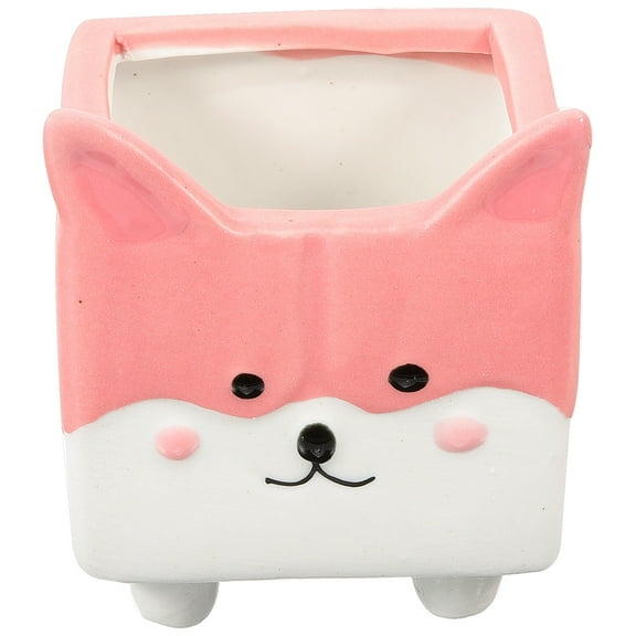 HOMEMAXS Cute Cartoon Corgi Flower Pot Made of Home Decor 1pc