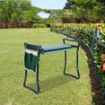 thumbnail image 1 of 1pc Foldable Garden Kneeling Stool, Durable Metal Construction, Non-Slip & Space-Saving Design, Green Portable Stool for Indoor & Outdoor Gardening Use, 1 of 7