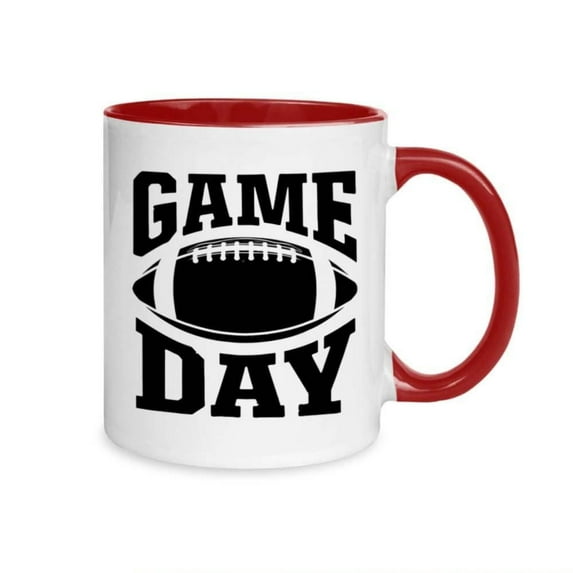 1pc Football Themed Ceramic Coffee Mug 11oz Hand Wash Only Reusable Multipurpose Ideal Friends Family All Season Use Sports Fan Football Design Durable Ceramic Tuba You re On Mute