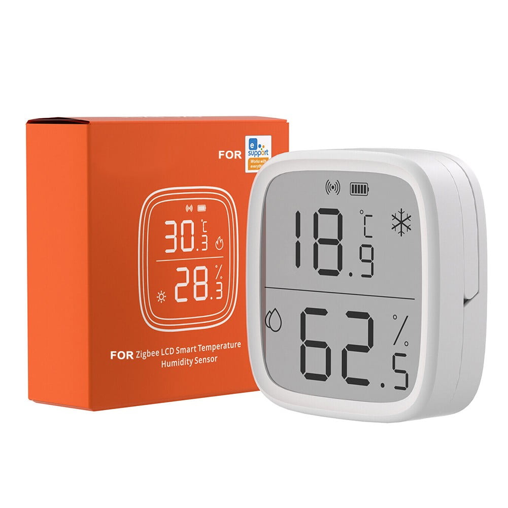 1pc For SONOFF SNZB-02D Wireless LCD Display Smart Temperature Humidity Sensor