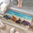 thumbnail image 1 of 1pc Four Turtle Figurines Absorbent Non-Slip Bathroom Thickened Flannel Rug Decor,Soft,Quick Drying,Suitable For Indoor/outdoor Use,Bathrooms,Bedrooms,Kitchens,Terrace,Laundry Rooms,16"x24", 1 of 9
