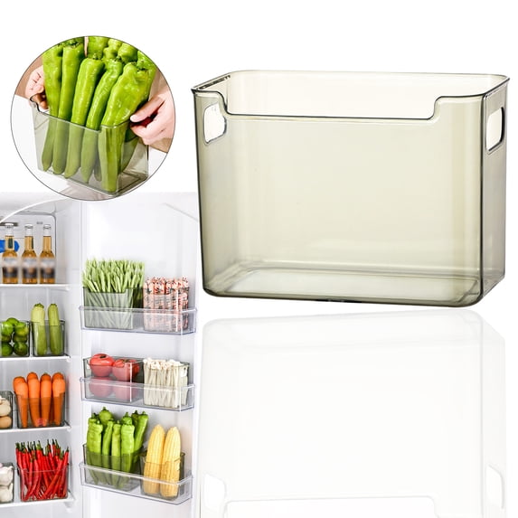 1pc Fridge Storage Box Storage Rack Wire Rack For Home Organization Green