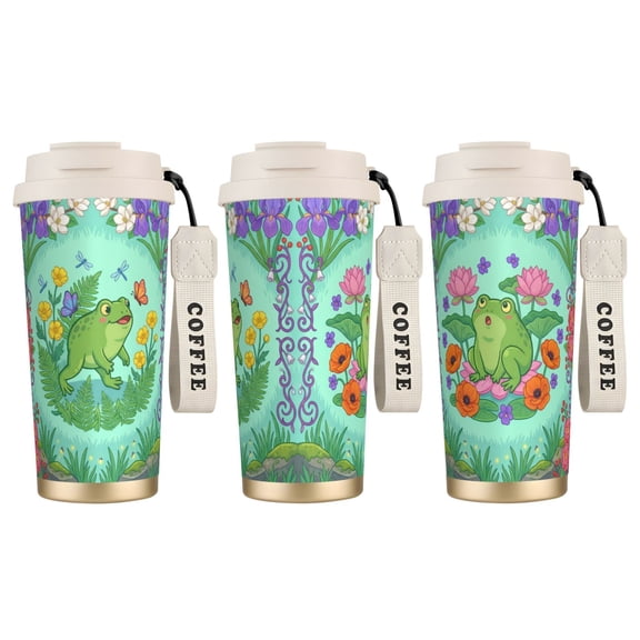 1pc Frog Coffee Mug, 18oz Leak-proof Cute Cottagecore Frog Mug, Thoughtful Valentine's Day Gift