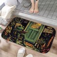 thumbnail image 1 of 1pc Frog Reading on Porch Absorbent Non-Slip Bathroom Thickened Flannel Rug Decor,Soft,Quick Drying,Suitable For Indoor/outdoor Use,Bathrooms,Bedrooms,Kitchens,Terrace,Laundry Rooms,16"x24", 1 of 9