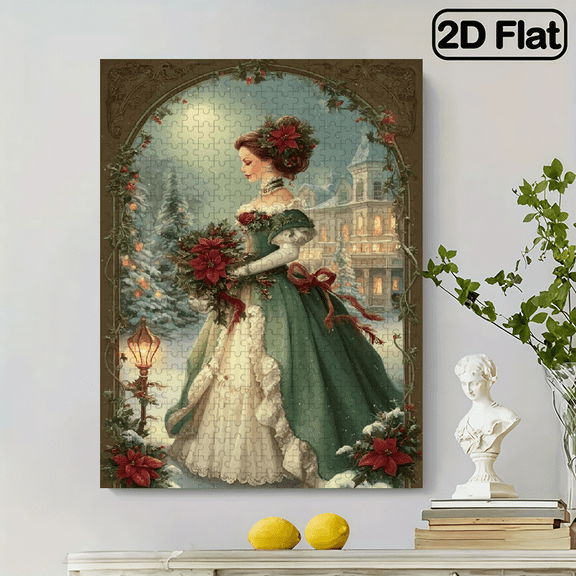 1pc Fun Brain-Boosting Adult Jigsaw Puzzle - New Style 1pc of Interesting Brain-Teasing Adult Puzzle - New Style, Size: 52x30Cm/ 20.5x15Inch, 500pcs Puzzle. A Woman in a