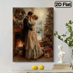 1pc Fun Brain-Boosting Adult Jigsaw Puzzle - New Style1pc Fun Brain Teaser Adult Puzzle - New Style, Size: 52x30Cm/ 20.5x15Inch, 500pcs. A Victorian Couple Kissing by Ch