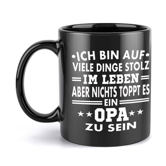 1pc Funny German Saying Mug Cup with Text Hot Cold Beverage 11oz Coffee Cup Office Home Restaurants Birthday Christmas Halloween Gifts Women Men German Speakers Durable Everyday Us