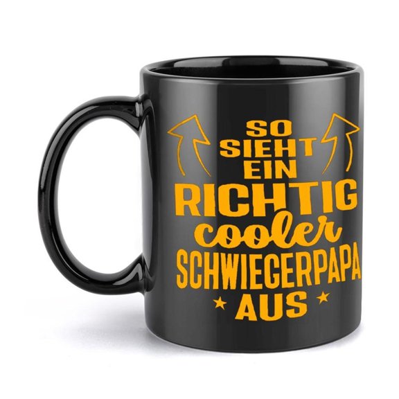 1pc Funny German Saying Mug So Sicht Ein Richtiger Schiegerpapa Aus A Right Cool Dad 11oz Ceramic Coffee Cup with Orange Design Ideal Dad Birthday Father S Day Hand Wash Only