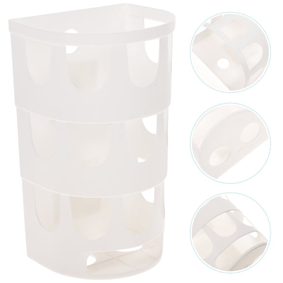 1pc Garbage Bag Storage Rack Trash Bag Storage Holder Large Hole Bag Dispenser (15 Holes)