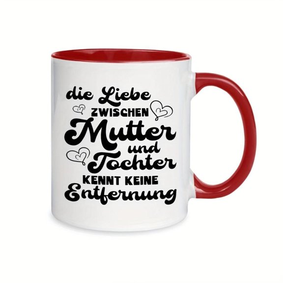 1pc German Themed Coffee Mug with German Text 11oz 320ml Capacity Hot Cold Beverage Cup Office Restaurants Ideal Men Women Birthday Christmas German Culture Design like Drinkware