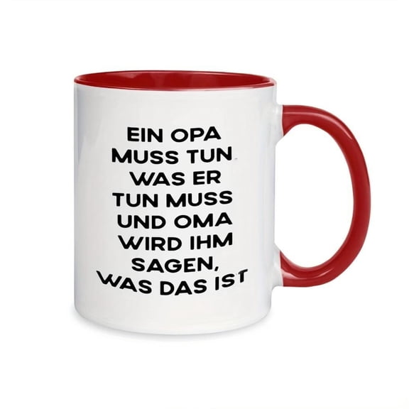 1pc German Themed Funny German Text Coffee Mug 11oz White Ceramic Cup with German Phrases Language Design Ideal German Learners Office Weddings Birthdays Parties Bilingual Speaker