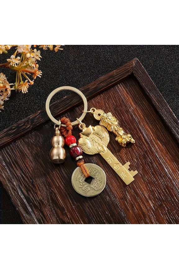 1pc Gift for Wufu Multipurpose Occasion Key to Treasure Vault in The Year of The Loong