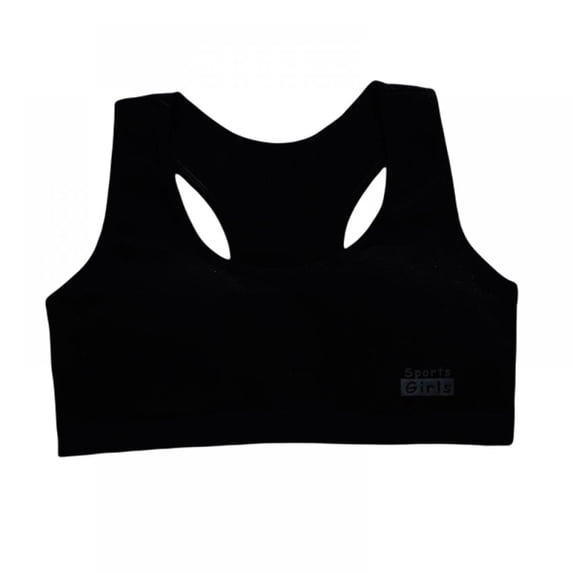 1pc Girls Bra Teen Underwear Vest Puberty Sport Training Bra Breathable No Trace Bras for Teen Girl 8-12Y