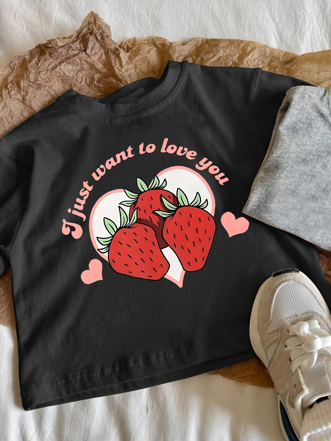 Strawberry Crop Top