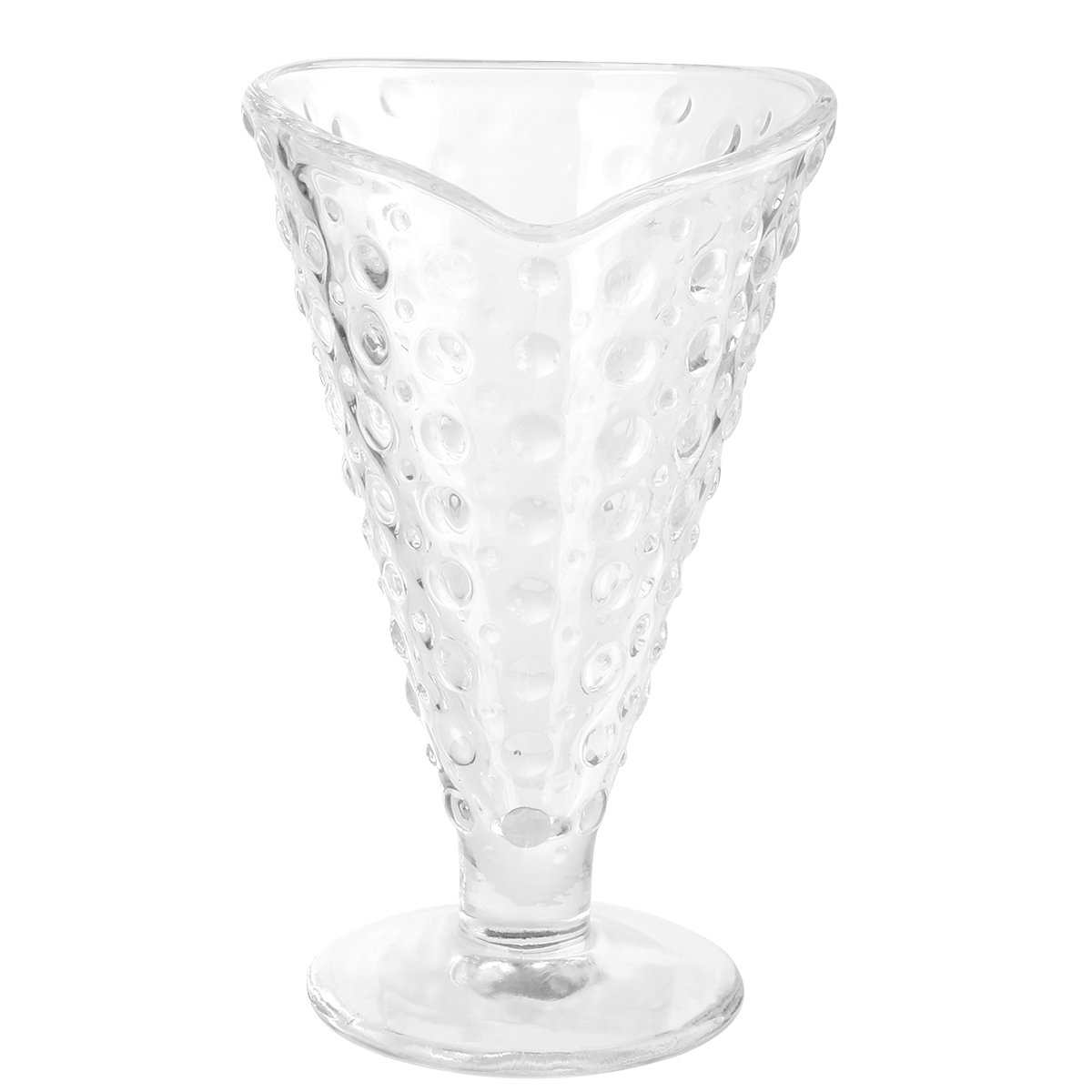 1pc Glass Ice Cream Cup Milk Tea Cup Cold Drink Ice Cream Holder Bowl for Home Restaurant Hotel