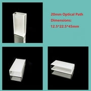 1pc Glass cuvette suitable for 751/722 Spectrophotometer, optical path 10mm-50mm