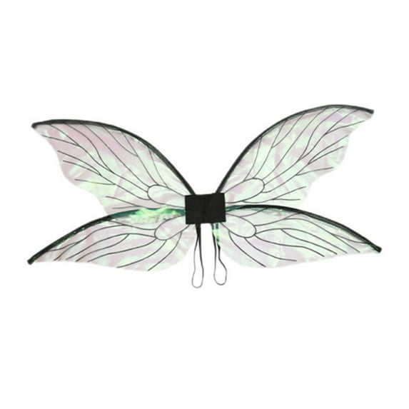 1pc, Glitter Fairy Wing for Adults and Teens, Halloween Costume Accessory, Black
