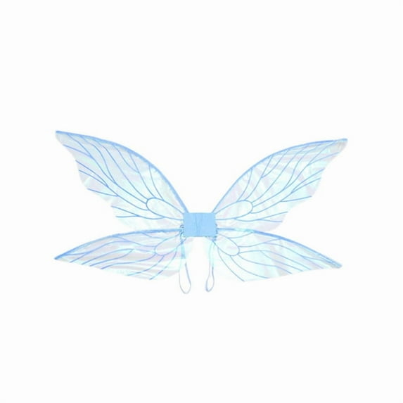 1pc, Glitter Fairy Wing for Adults and Teens, Halloween Costume Accessory, Blue