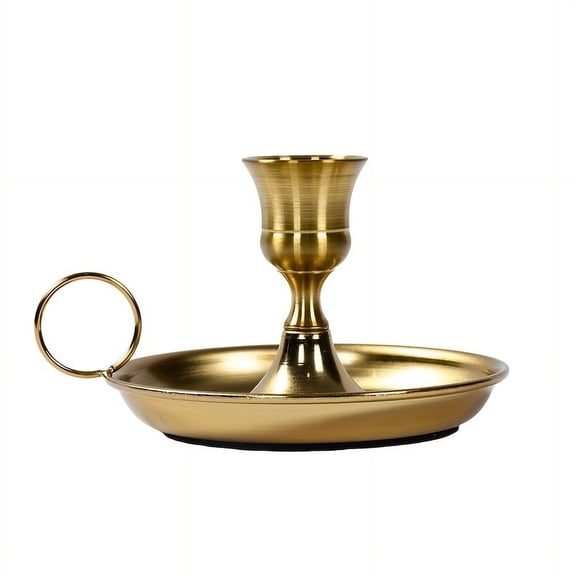 1pc Golden Iron Candle Holder, Candle Sticks Stand Holders Decor, Centerpiece, for Wedding, Bridal Shower, Party, Home Daily Decoration