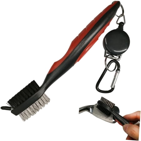 1pc Golf Cleaning Brush Retractable Groove Cleaner Wire Brush Retractable Club Brush Cleaning Tool for Club Brushes Cleaner Tool for Golf Accessories Scrubber Retractable