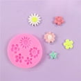 thumbnail image 1 of 1pc Grade Silicone Molds Fondant Molds For Cake Decoration Chocolate Mold Flower Pink 64.5x8.5mm, 1 of 4