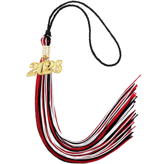 1pc Graduation Tassel, 2026 Tassel Graduation, Academic Graduations Cap Tassels,Tassels With Year Gold Date Charms For Grads, Graduates Graduations Cap Hat Decorations(Multicolored1)