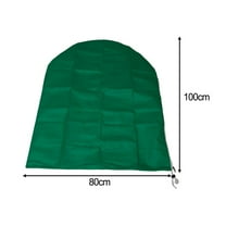 1pc Green Winter Frost Protection Bag For Large Plants Potted Plants Outdoor Plants Cold Cover Reusable
