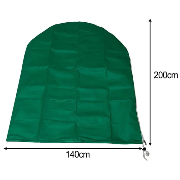 1pc Green Winter Frost Protection Bag For Large Plants Potted Plants Outdoor Plants Cold Cover Reusable