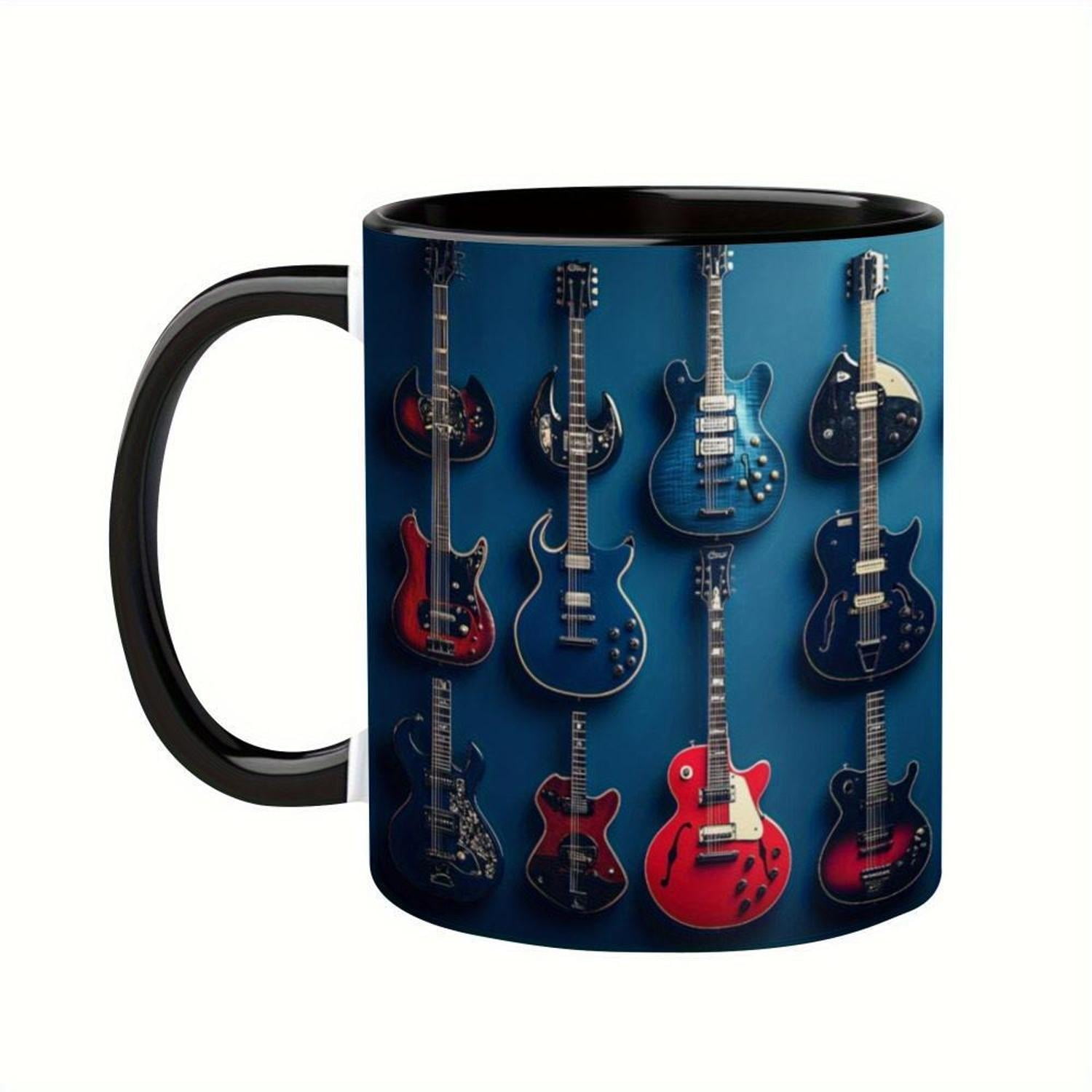 Tazza In Ceramica Blues Art Guitar – 350 Ml
