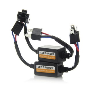  HIKARI H1 LED Headlight Male Adapter Plug Single Diode  Converter Wiring Connecting Harness Socket Diode Extension Converter Cable  Lines for Headlights Bulb Cables Accessories - 2 Pack : Automotive