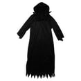 1pc Halloween Fancy Dress Party Black Gown Cosplay Outfit Creative