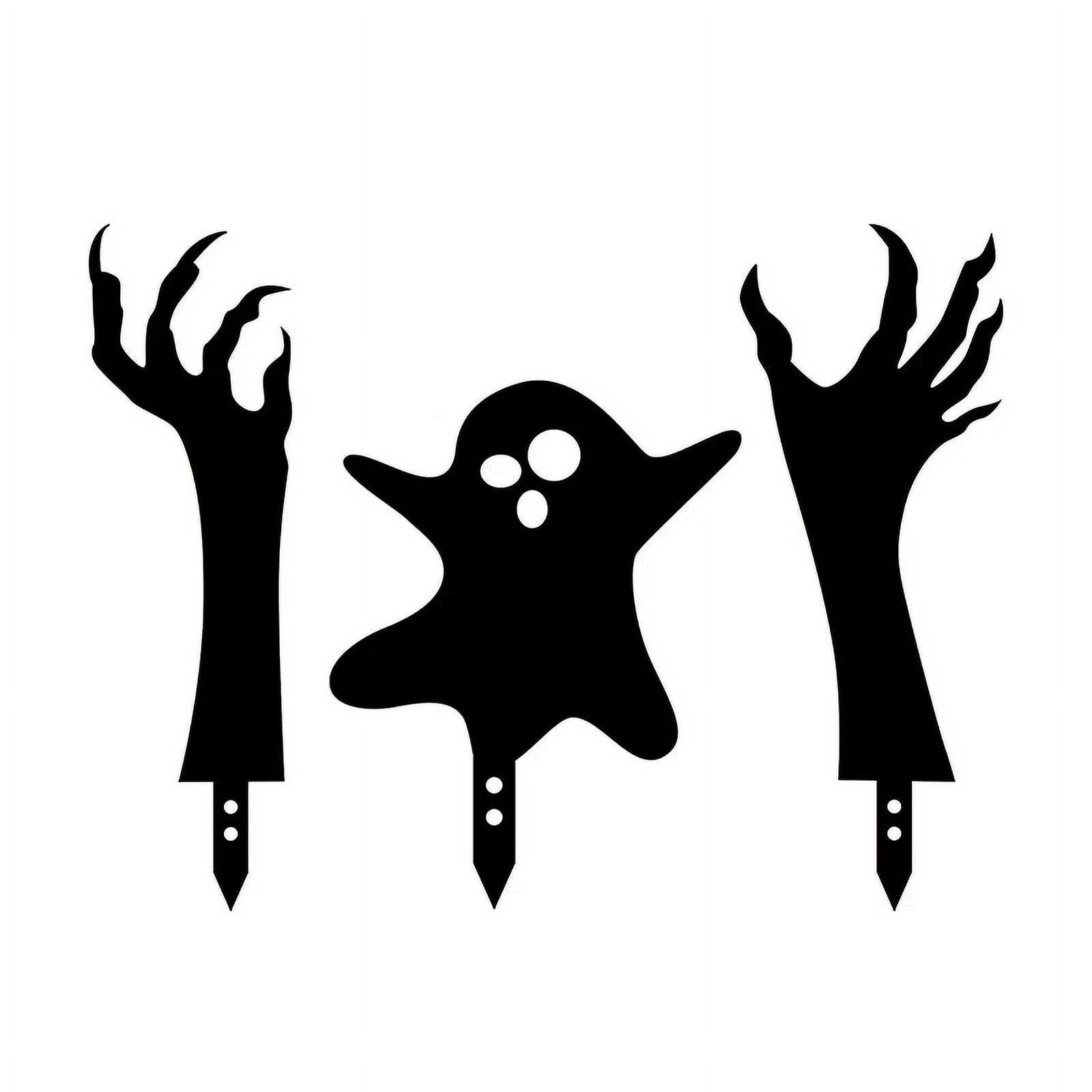 1pc Halloween Ghost Hand Decor, Garden Decoration Insert - Walmart.com