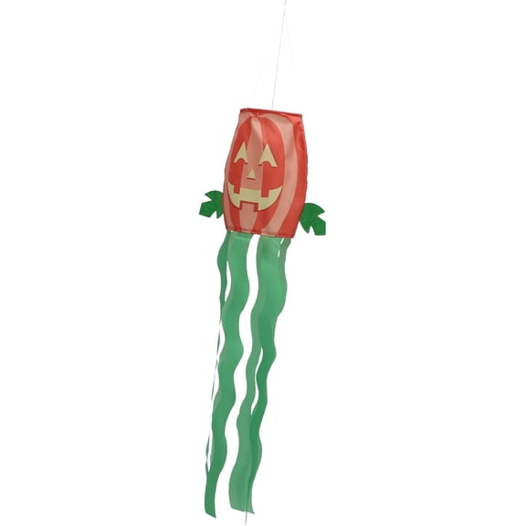 1pc Halloween Pumpkin Windsock Flag Outdoor Decoration for Fall Festivities for Home and Patio Eye-catching Design