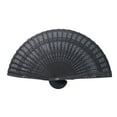 thumbnail image 1 of 1pc Hand Held Fans, Bamboo Folding Fan, Handheld Fans with Sandalwood and Silk, Vintage Wooden Fan for Weddings Parties and DIY Decorations, Chinese Style Fans for Decor, 1 of 9