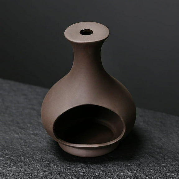 1pc Handcrafted Palo Santo Holder With Purple Clay Tray for Sage & Incense Home Decor Gift Ideal for Yoga (Without Incense）