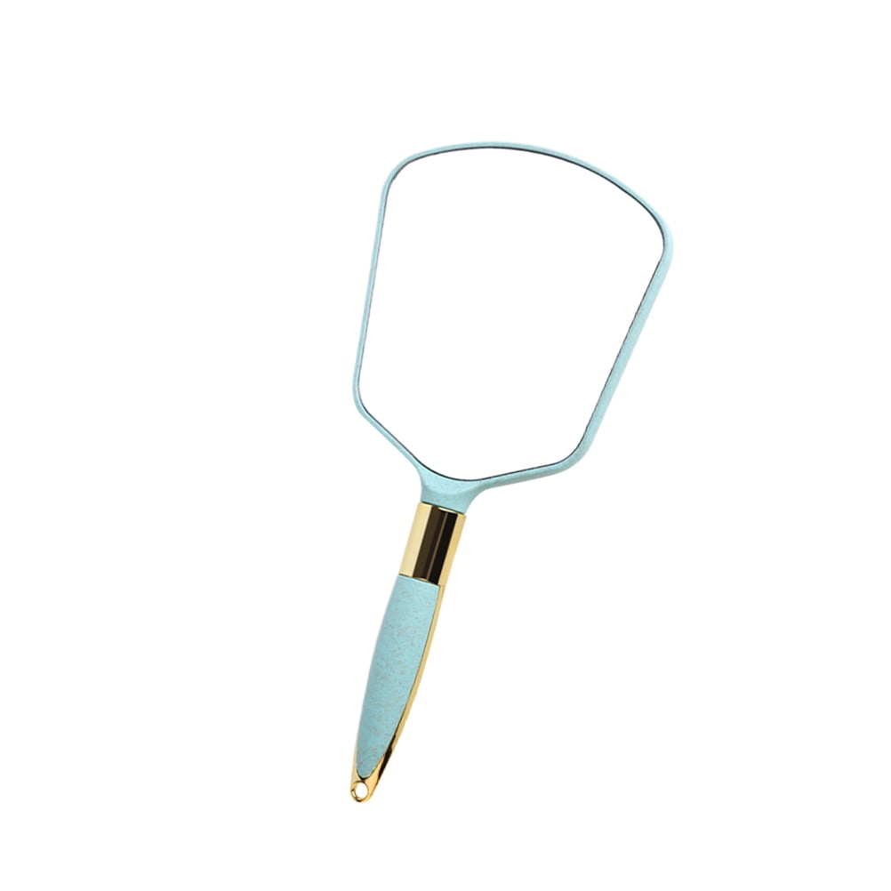 1pc Handheld Makeup Mirror Wall Hanging Mirror Portable Cosmetic Mirror