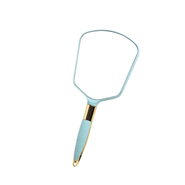 1pc Handheld Makeup Mirror Wall Hanging Mirror Portable Cosmetic Mirror