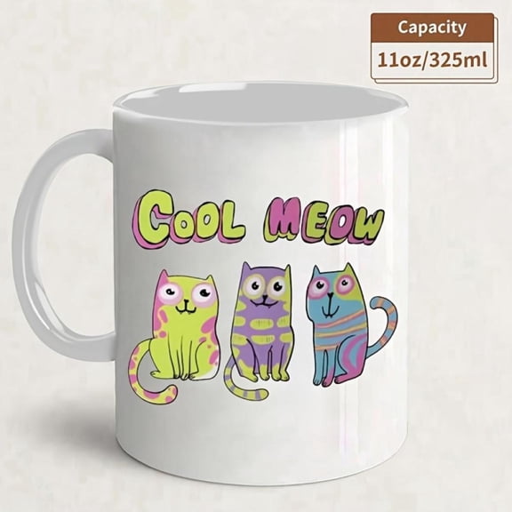 1pc Handmade Mug Abstract Boho Chic Coffee Cup 11oz Artisan Crafted White Beige Golden Black Green Gray Grey Pottery Cup Tea Coffee Book Lovers Bohemian Office Decor Hand Wash Only 2D Flat