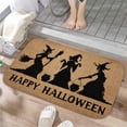 thumbnail image 1 of 1pc Happy Halloween Witches Absorbent Non-Slip Bathroom Thickened Flannel Rug Decor,Soft,Quick Drying,Suitable For Indoor/outdoor Use,Bathrooms,Bedrooms,Kitchens,Terrace,Laundry Rooms,16"x24", 1 of 9