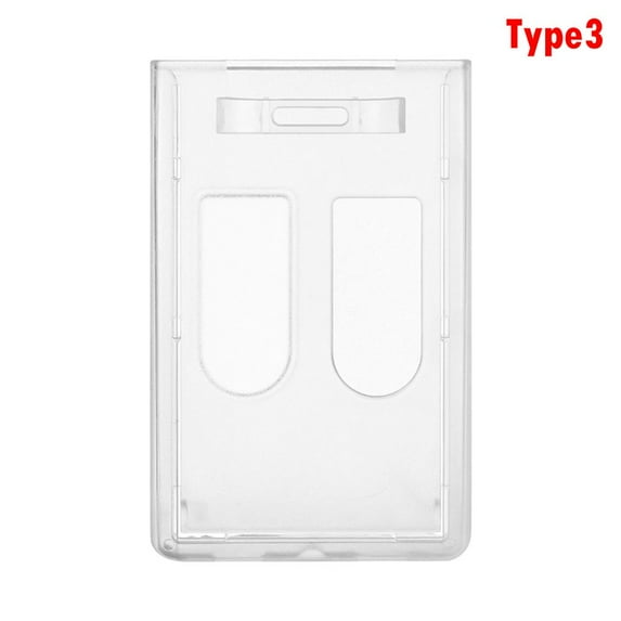 1pc Hard Plastic New Protector Cover Office School Badge Multi-use Name Card ID Card Pouch Card Sleeve Work Card Holders TYPE3