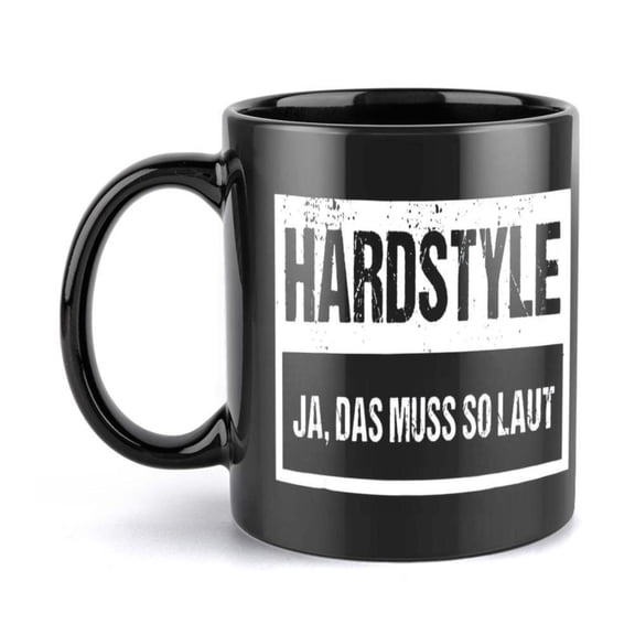 1pc Hardstyle Loud Mug 11 Ounce Holiday Birthday Christmas Summer Summer Present Christmas Present Hardstyle Mug Fun Design Longlasting Material Durable Cup Beverage Container Coffee Lovers Shoppers