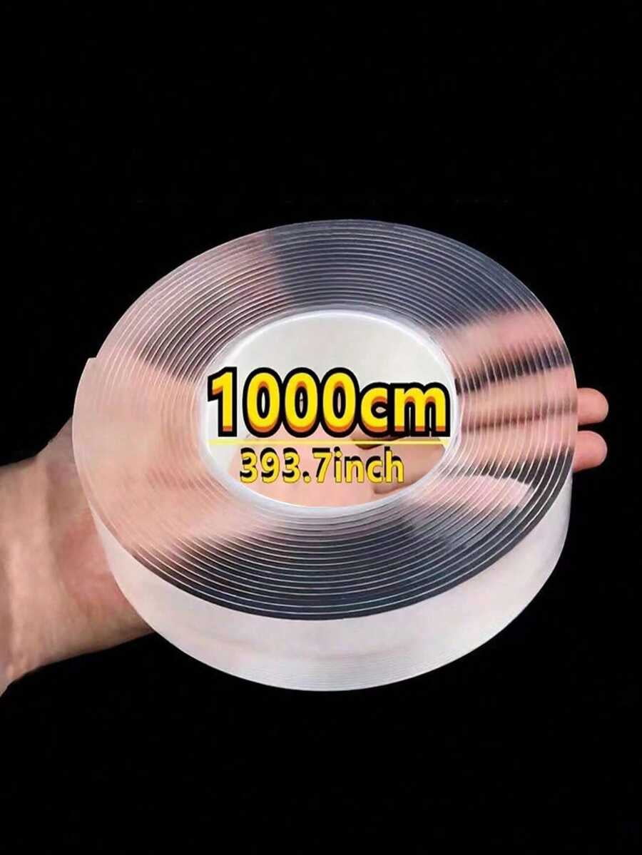1pc Heavy Duty Double Sided Tape - Reusable, Residue-Free, Strong Adhesive, Multi-Purpose, Removable & Washable, Suitable For Home,