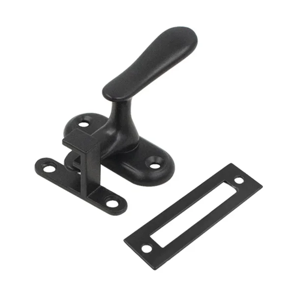 1pc Heavy Duty Stainless Steel Latch Anti-Theft Lock Door Buckle Wooden Door Latch Furniture Hardware Door Lock Tool Accessories