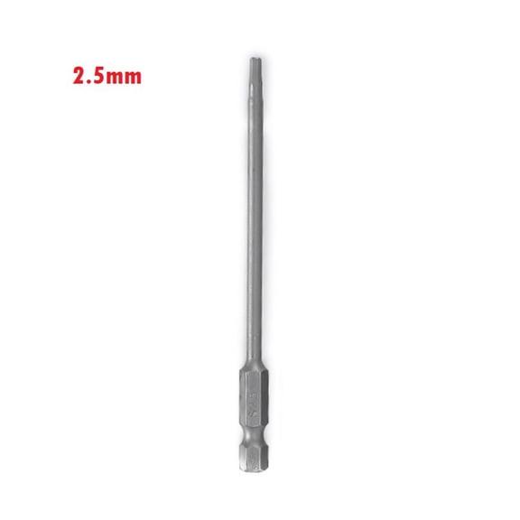 1pc Hexagon Screwdriver Bit Quick Change Driver Power Drill 100mm Length 2.5mm